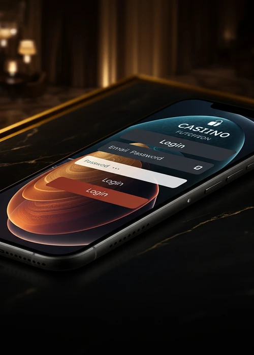 Formulaire de connexion NV Casino affichant les champs d'identification, mot de passe et le bouton 'Se Connecter' pour un accès sécurisé.